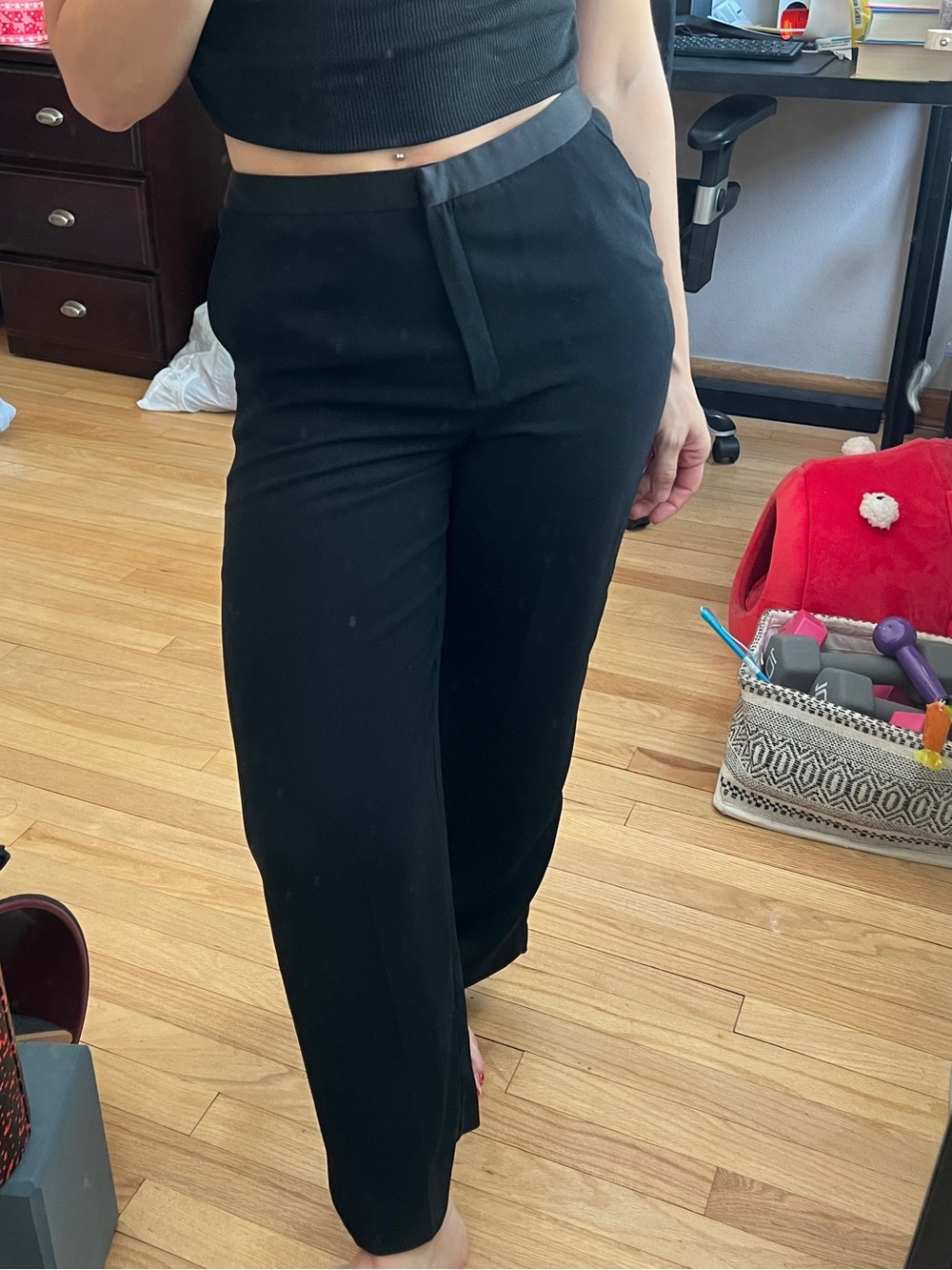Vintage Tuxedo Style Trouser